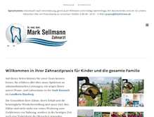 Tablet Screenshot of drsellmann.de